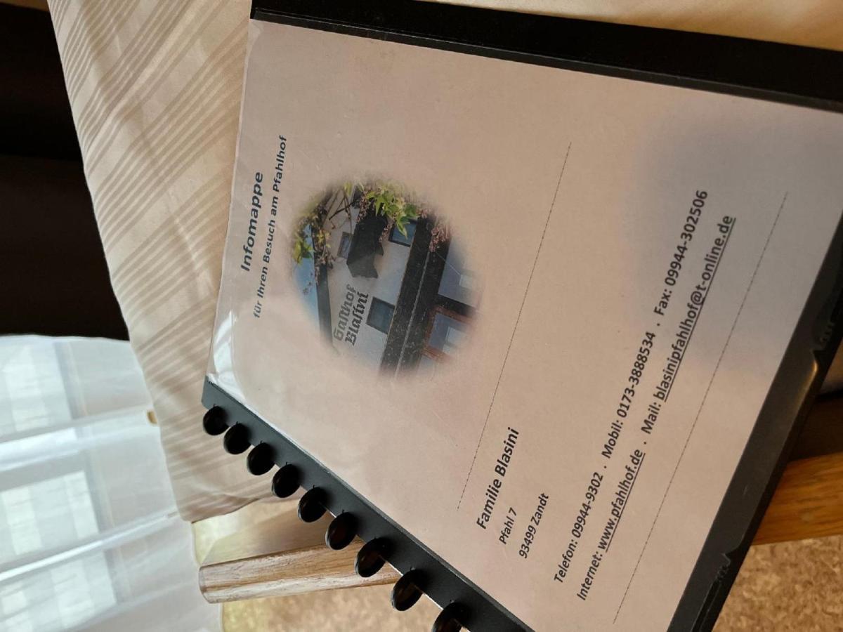 Landgasthof Blasini - Pfahlhof Zandt Εξωτερικό φωτογραφία